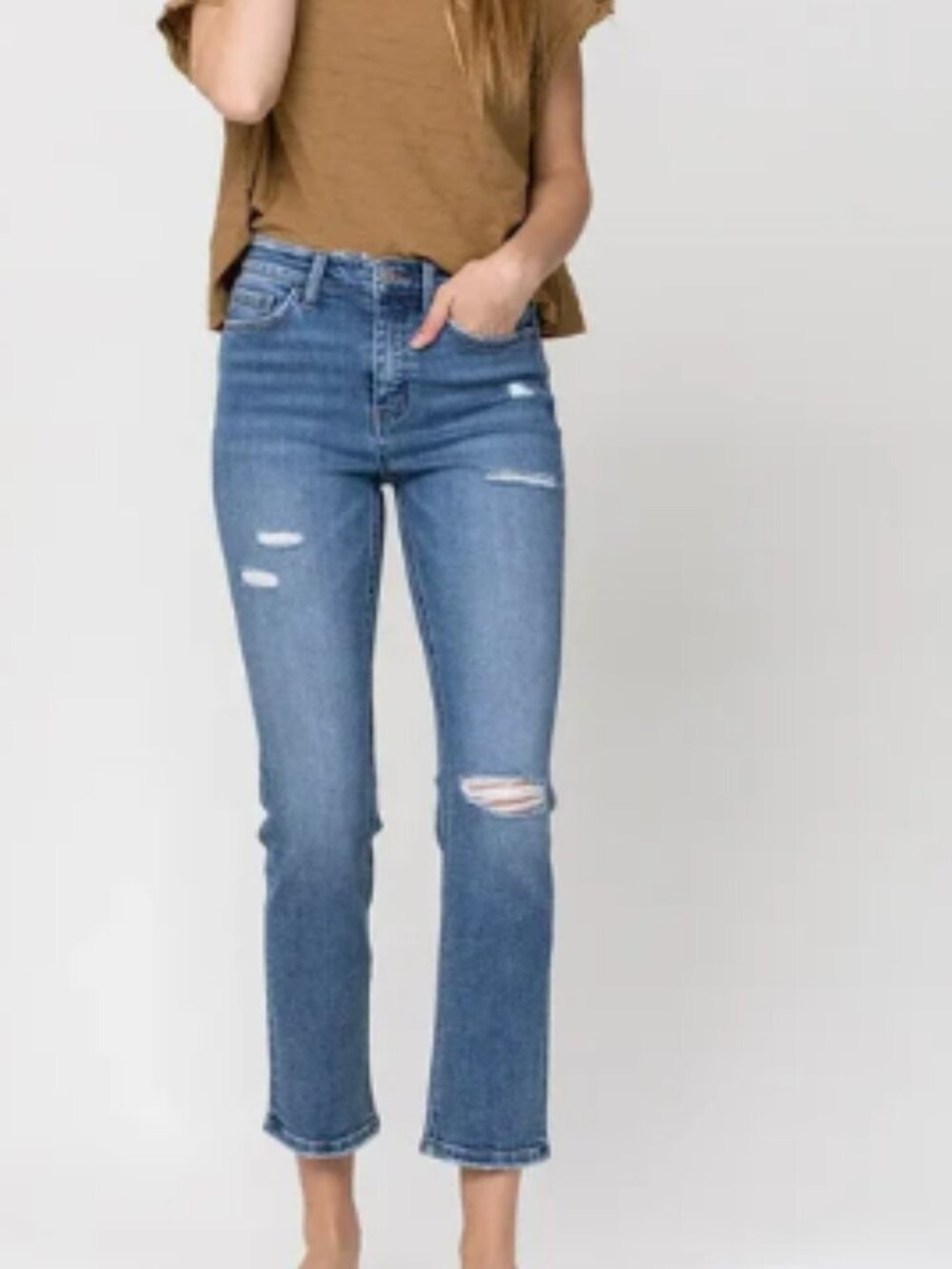 Vervet straight leg jeans = Jeanne